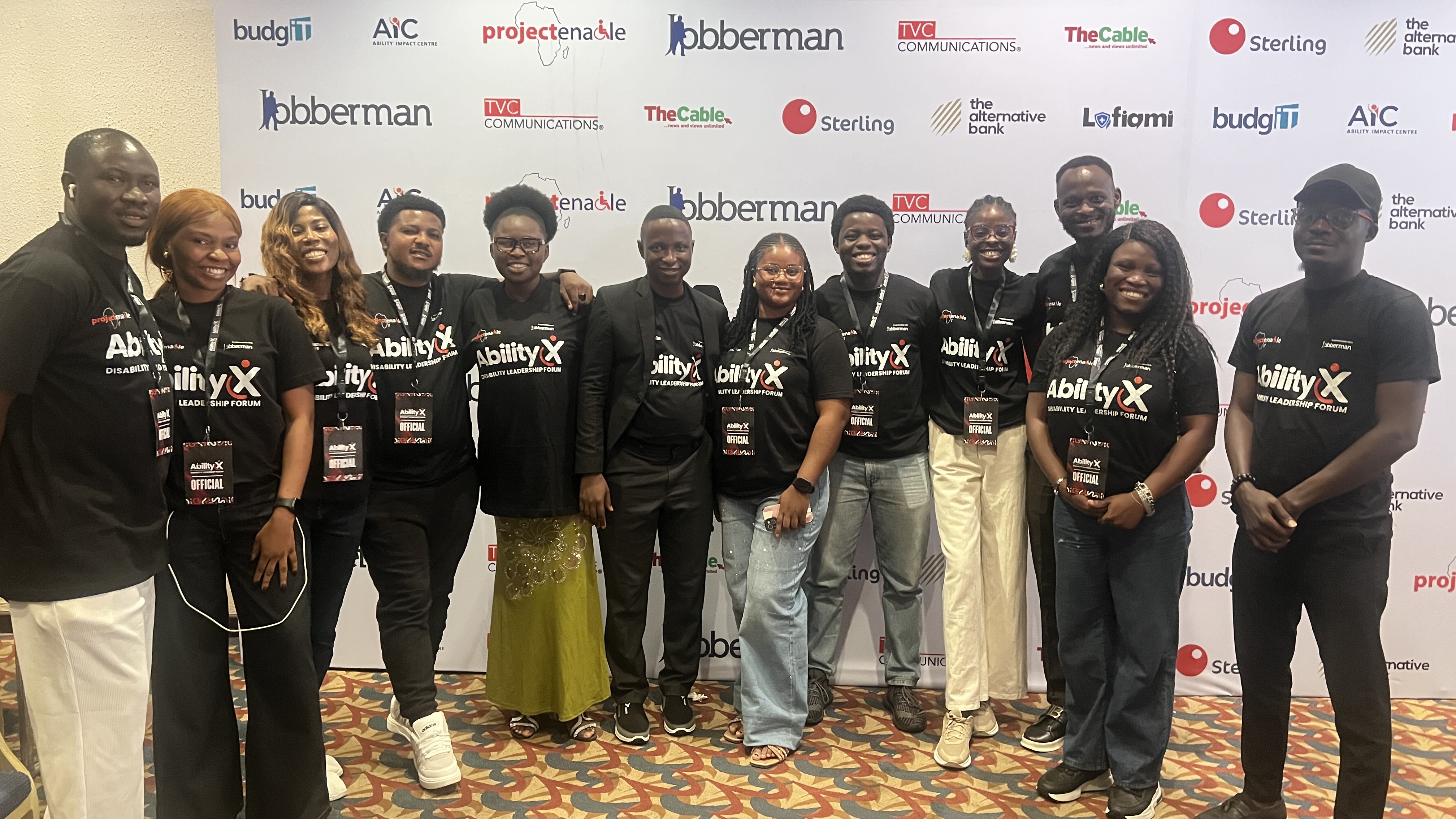 Project Enable Africa team and community photo.